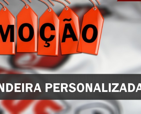 Promoção bandeira personalizada gratis