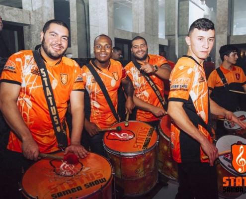 Gabriel, Thiago, Bruno Breton e Lucas Guerra em festa de 15 Anos