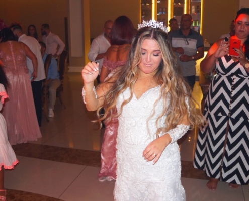 Noiva Erica em sua Festa de Casamento