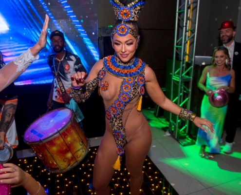 Passista Nathany Piemonte com seu samba no pé sem igual